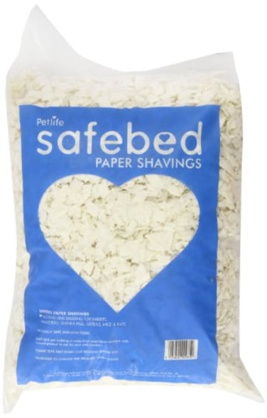 Safebed Paper Shavings Petlife Small Animal Bedding Carry Home for Small PetGrey