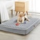 WNPETHOME Orthopedic Dog Bed Medium Size Dog Waterproof Medium Dogs Bed with Removable Washable Cover MultiNeedle Quilting Dogs Crate Bed