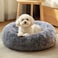 JOLLYVOGUE Dog Cat Bed Calming AntiAnxiety Pet Bed for Small Dogs Fluffy Donut Cushion for Small and Medium Pets 20