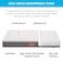 Sunheir Orthopedic Dog Bed for Large Dogs Big Waterproof Dog Crate Bed with Removable Washable Cover Egg Crate Foam Support AntiSlip Bottom Deluxe Plush Pet Bed Mat Light Grey