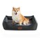 Tidore Orthopedic Dog Beds for Small Dogs Durable Egg Crate Foam Sofa Dog Bed wit Washable Removable Cover Waterproof Lining Pet Bed for Medium Dogs Dark Grey