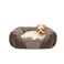 INVENHO Small Dog Bed Rectangle Washable Orthopedic Soft Calming Sleeping Durable Pet Cuddler with AntiSlip Bottom