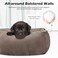 INVENHO Small Dog Bed Rectangle Washable Orthopedic Soft Calming Sleeping Durable Pet Cuddler with AntiSlip Bottom