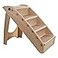 PETMAKER Pet Stairs Home and Vehicle Foldable Nonslip Dog Steps with 4Step Design For Puppies Kittens and Other Small Pets by Tan