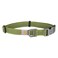 Carhartt Nylon Webbing Dog Collar Fully Adjustable WDurable Side Release Buckle and Reflective Stitching Light Moss Medium
