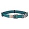 Carhartt Nylon Webbing Dog Collar Fully Adjustable WDurable Side Release Buckle and Reflective Stitching Shaded Spruce Large