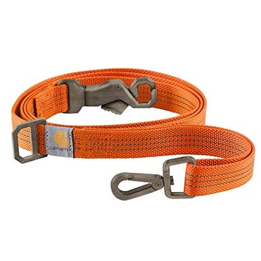 Carhartt Pet Durable Nylon Webbing Leashes for Dogs Reflective Stitching for Visibility Hunter Orange Nylon Webbing Large