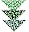 Native Pup St Patricks Day Dog Bandanas 3Pack Lucky Shamrock Green Saint Patrick Clover Bandanna St Patricks Small
