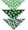 Native Pup St Patricks Day Dog Bandanas 3Pack Lucky Shamrock Green Saint Patrick Clover Bandanna St Patricks Small