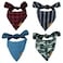 RemyRoo RemyRoo Small Dog Bandanas 4 Pack Timeless Set Premium Durable Adjustable Polyester Fabric Patented Shape Boy Dog Bandanas Pack of Bandanas for Dogs