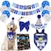 duludulu Dog Birthday Bandanas Paw Balloons Banner Outfit Hat for Dog Birthday Decorations