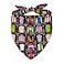 Pudodo Derby Time Dog Bandana Kentucky Attire Triangle Dog Scarf Adjustable Accessories for Small Medium Dogs Cats Pets