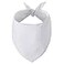 Gofshy Blank Dog Bandanas Large1PCS DIY Solid White Triangle Scarf Premium Cotton Handkerchief or Bib Personalized Design BirthdayParty Fun Idea Gift for XLargeLarge Pets