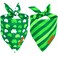Realeaf St Patricks Day Dog Bandanas 2 Pack Triangle Reversible Pet Scarf for Boys and Girls Premium Durable Fabric Holiday Bandana for Large and Extra Large Dogs XLarge