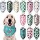 Weewooday 12 Pcs Large Dog Bandana Summer Scarf Hawaii Triangular Bibs Adjustable Washable Kerchief Pet Bandana with Fruit Leaves Patterns for Small to Large Party SuppliesSummer Patterns