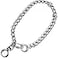 AncBace Dog Collar Metal Chain Stainless Steel Collar Adjustable with Buckle Show Slip Collars Strong for Medium Large Dogs Pet Gift