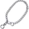 AncBace Dog Collar Metal Chain Stainless Steel Collar Adjustable with Buckle Show Slip Collars Strong for Medium Large Dogs Pet Gift
