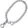 AncBace Dog Collar Metal Chain Stainless Steel Collar Adjustable with Buckle Show Slip Collars Strong for Medium Large Dogs Pet Gift