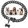 W/W Lifetime Black Chain Dog Collar 15mm Cuban Link With Secure Snap Buckle Metal Collar for Small Pitbull 15MM 10