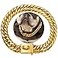 W/W Lifetime Gold Chain Dog Collar 16MM Cuban Link With Secure Snap Buckle Metal Collar for Small Pitbull 18K 18