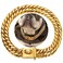 W/W Lifetime Gold Chain Dog Collar 16MM Cuban Link With Secure Snap Buckle Metal Collar for Small Pitbull 18K 18