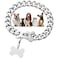 W/W Lifetime Silver Cuban Link Dog Collar with Secure Snap Buckle 15mm Stainless Steel 10 for Small Dogs