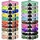 QDYU 20 PCS Puppy Collars for LitterPuppy Collars for Small PuppiesNylon Breakaway ID Collar Whelping Litter CollarsS