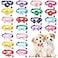 Saintrygo 22 Pack Dog Bow Tie Collar Adjustable Bowtie Flower Neck Tie for Medium Small Dog Cat PuppyCute