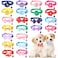 Saintrygo 22 Pack Dog Bow Tie Collar Adjustable Bowtie Flower Neck Tie for Medium Small Dog Cat PuppyCute