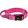 ADITYNA Tactical Dog Collar for ExtraLarge Dogs Soft Padded Heavy Duty Adjustable Military Big Pink Collar with Handle for Training and Walking