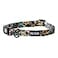 Wolfgang ManBeast Wolfgang Heavy Duty Adjustable Dog Collar with Quick Release Nylon Buckle for Walking Training LosMuertos Print Medium