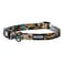 Wolfgang ManBeast Wolfgang Heavy Duty Adjustable Dog Collar with Quick Release Nylon Buckle for Walking Training LosMuertos Print Medium