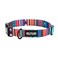 Wolfgang ManBeast Wolfgang Heavy Duty Adjustable Dog Collar with Quick Release Nylon Buckle for Walking Training Quetzal Print Large