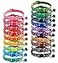 Flymind Puppy Collars 19Pcs Whelping Puppy ID Collars with Bell Adjustable 1932cm Soft Nylon Litter Identification Dog Collars for Newborn Pets