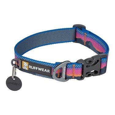 Ruffwear Crag Dog Collar Stylish Adventure Collar with Premium Reflective Design Quick Release Buckle Lightweight AllDay Comfort Alpine Dusk 1114