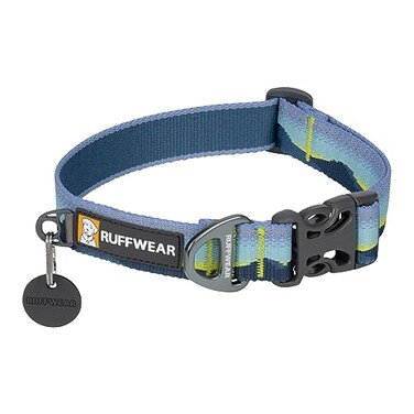 Ruffwear Crag Dog Collar Stylish Adventure Collar with Premium Reflective Design Quick Release Buckle Lightweight AllDay Comfort Alpine Dawn 1114