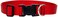 LupinePet Basics 1 Red 1220 Adjustable Collar for Medium and Larger Dogs