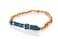 MoLo Naturals Natural Raw Baltic Amber Collar for Dogs and Cats Nautical Blue 100 Authentic ML 1618