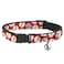 Buckle-Down BuckleDown Cat Collar Breakaway Flash Logo Scattered Red White Yellow 8 to 12 Inches 05 Inch Wide