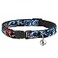 Buckle-Down Cat Collar Breakaway Avengers Thor Hammer Action Pose Galaxy Blues White 8 to 12 Inches 05 Inch Wide