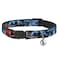 Buckle-Down Cat Collar Breakaway Avengers Thor Hammer Action Pose Galaxy Blues White 8 to 12 Inches 05 Inch Wide
