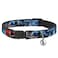 Buckle-Down Cat Collar Breakaway Avengers Thor Hammer Action Pose Galaxy Blues White 8 to 12 Inches 05 Inch Wide