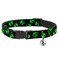 Buckle-Down BuckleDown Aliens Head Scattered Breakaway Cat Collar with Bell Plastic Clip Easy Adjustable 85 to 1205 Wide
