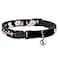 Buckle-Down Cat Collar Breakaway Aristocats Marie 3 Poses Because Im A Lady Thats Why Black 8 to 12 Inches 05 Inch Wide