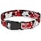 Buckle-Down BuckleDown Plastic Clip Collar Mickey Minnie HUGS KISSES Poses RedsWhite 1 Wide Fits 1117 Neck Medium