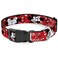 Buckle-Down BuckleDown Plastic Clip Collar Mickey Minnie HUGS KISSES Poses RedsWhite 1 Wide Fits 1117 Neck Medium