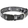 Buckle-Down BuckleDown Plastic Clip Collar NBC Jack Sally Cemetery Scene GrayBlackWhite 1 Wide Fits 1526 Neck Large