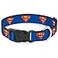 Buckle-Down BuckleDown Plastic Clip Collar Superman Shield Blue 12 Wide Fits 69 Neck Small
