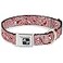 Buckle-Down BuckleDown Seatbelt Buckle Dog Collar BandanaSkulls RedWhite 1 Wide Fits 1526 Neck Large