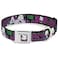 Buckle-Down Dog Collar JKAJoker Face Joker Face Logo Spades Black Green Purple Large 1526